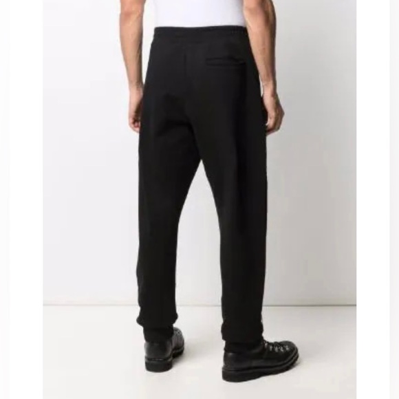 Mens Versace Greca Print Sweatpants - Black - Picture 9 of 9
